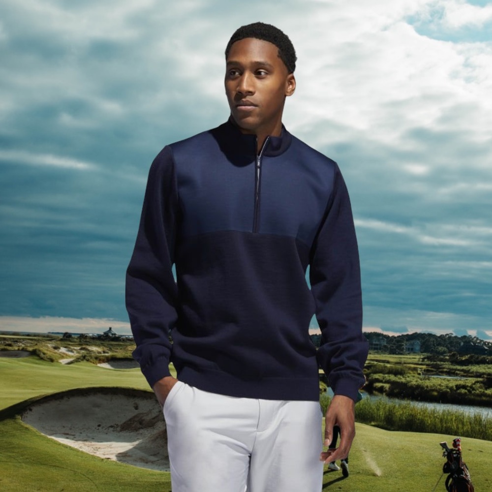 50% WOOL GOLF SWEATER ADIDAS ADIPURE SWEATSHIRT LO
